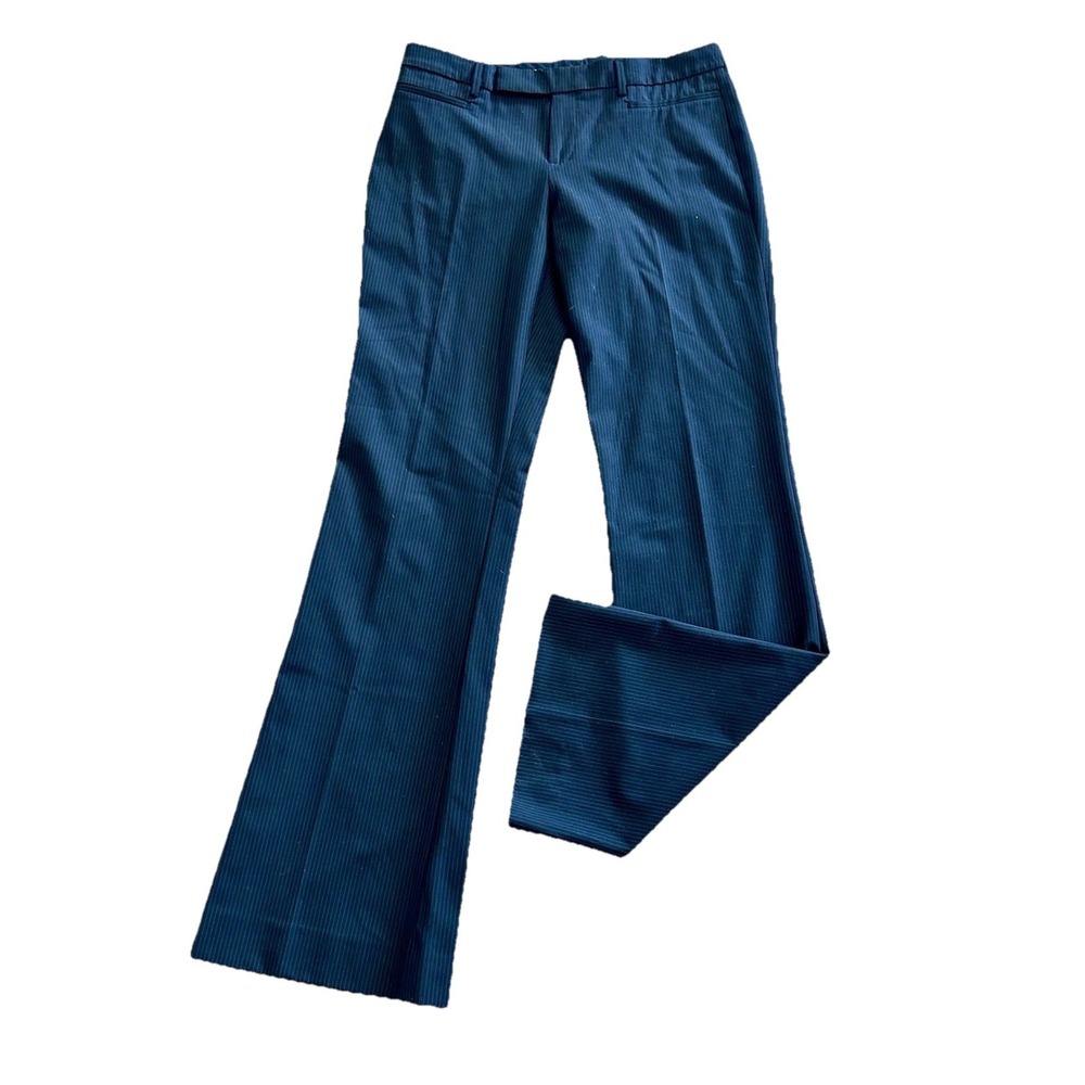 GAP 'Perfect Trouser' Womens 6L Tall Flare Boot‎ Subtle Gray Plaid Pants Career